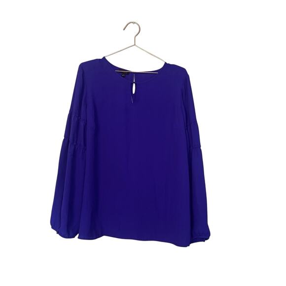 Talbots purple blouse size large NWOT - Picture 1 of 5